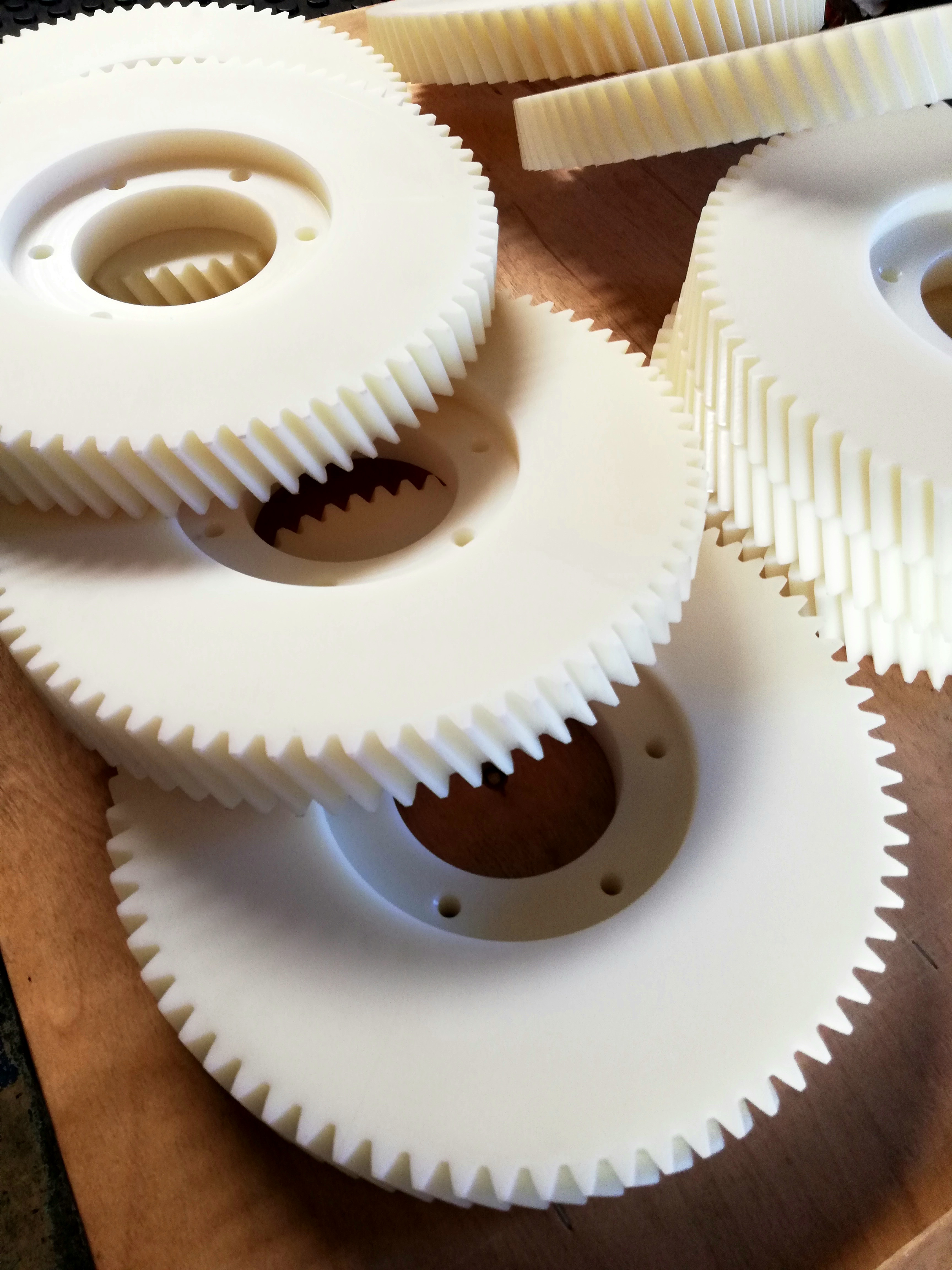 Fabrication pignon en nylon